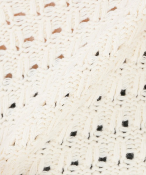 SLOBE citron.（スローブシトロン）の「SLOBE citron.メッシュデザインニット◆（ニット/セーター・レディース・イエロー/アイボリー・FREE）」の14枚目の写真