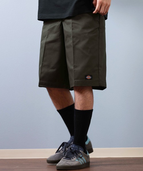 Dickies(ディッキーズ)の「Dickies/ディッキーズ オーバーサイズ ハーフパンツ/ワークパンツ カラパン/14562900/ 42283(その他パンツ・メンズ・チャコールグレー/ブラック/ブルー/ブラウン/レッド/ベージュ/ダークグリーン/ネイビー・32inch/30inch/28inch/34inch/36inch)」の5枚目の写真