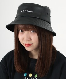 BEN DAVIS（ベンデイビス）の「【BEN DAVIS/ベンデイビス】フェイクレザー ブランドロゴ バケットハット/ 帽子（ハット・メンズ）」