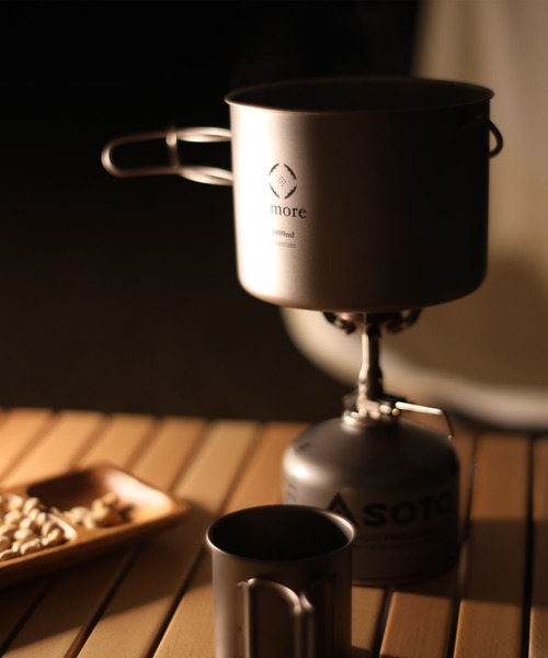 シングルウォール チタンハンギングポット 1600ml（アウトドアグッズ）｜S'more（スモア）