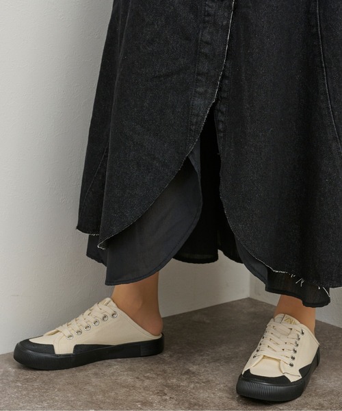 kicuri（キクリ）の「【低身長向けSサイズ】抜け感でスタイルアップ！デニムチューリップスカート（スカート・レディース・ブラック・SMALL/X-SMALL）」の9枚目の写真