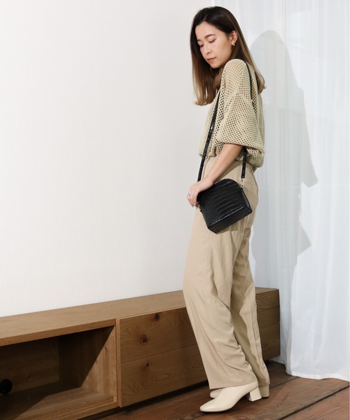 Per sist ence（パーシエンス）の「Per sist ence/パーシエンス　テロトラウザーパンツ（その他パンツ・レディース・グリーン/ブラック/ベージュ・FREE）」の22枚目の写真