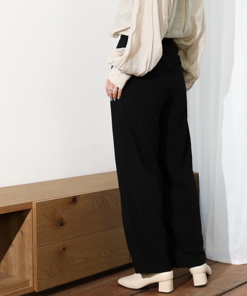 Per sist ence（パーシエンス）の「Per sist ence/パーシエンス　テロトラウザーパンツ（その他パンツ・レディース・グリーン/ブラック/ベージュ・FREE）」の10枚目の写真