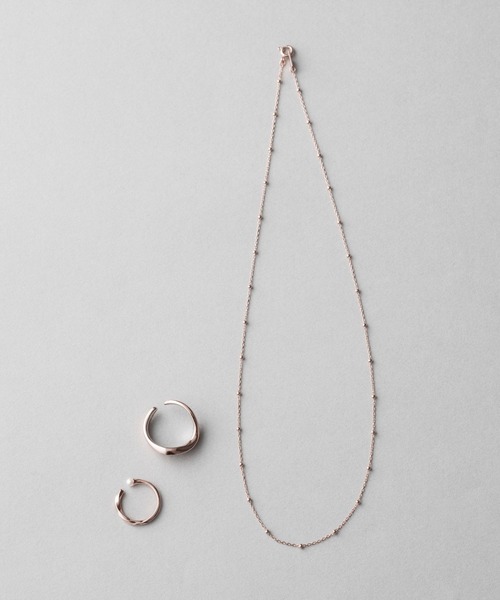 ete ネックレスと、リングカフ ete ネックレスと、リングカフ