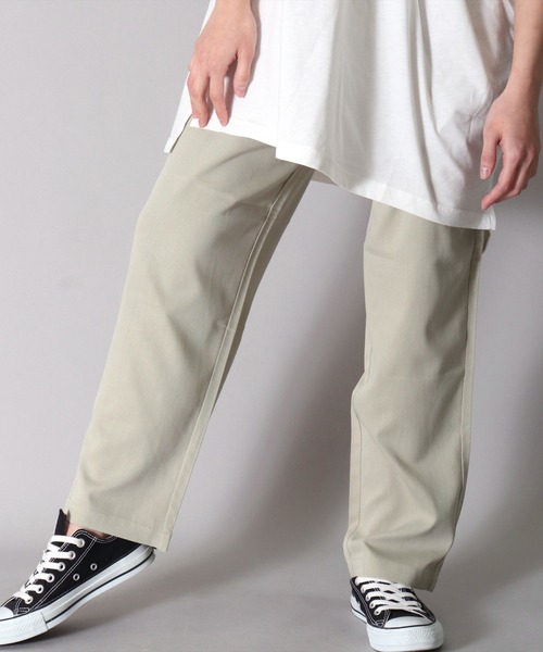 BAYBLO（ベイブロ）の「(BB)【ユニセックス】ワイド テーパード イージー パンツ（その他パンツ・メンズ・ライトベージュ/ライトピンク/ライトカーキ/ブラック/カーキ/ライトブルー・MEDIUM/X-LARGE/LARGE）」の4枚目の写真