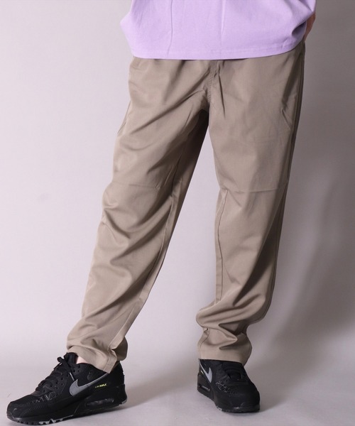 BAYBLO（ベイブロ）の「(BB)【ユニセックス】ワイド テーパード イージー パンツ（その他パンツ・メンズ・ライトベージュ/ライトピンク/ライトカーキ/ブラック/カーキ/ライトブルー・MEDIUM/X-LARGE/LARGE）」の3枚目の写真