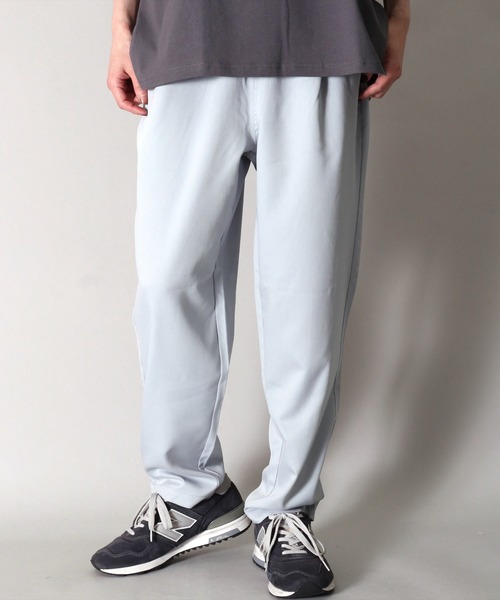 BAYBLO（ベイブロ）の「(BB)【ユニセックス】ワイド テーパード イージー パンツ（その他パンツ・メンズ・ライトベージュ/ライトピンク/ライトカーキ/ブラック/カーキ/ライトブルー・MEDIUM/X-LARGE/LARGE）」の5枚目の写真