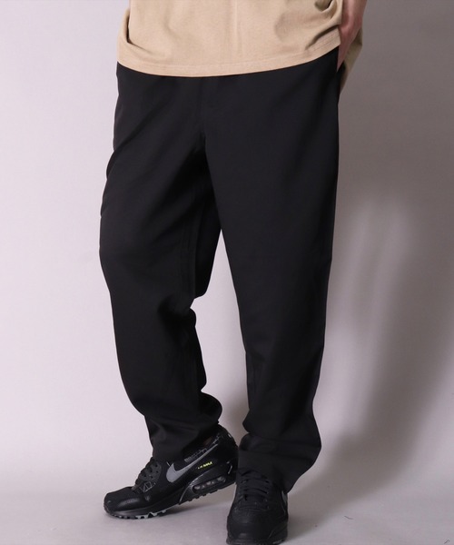 BAYBLO（ベイブロ）の「(BB)【ユニセックス】ワイド テーパード イージー パンツ（その他パンツ・メンズ・ライトベージュ/ライトピンク/ライトカーキ/ブラック/カーキ/ライトブルー・MEDIUM/X-LARGE/LARGE）」の2枚目の写真