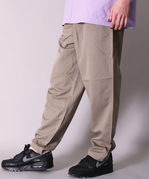 BAYBLO（ベイブロ）の「(BB)【ユニセックス】ワイド テーパード イージー パンツ（その他パンツ・メンズ・ライトベージュ/ライトピンク/ライトカーキ/ブラック/カーキ/ライトブルー・MEDIUM/X-LARGE/LARGE）」の12枚目の写真
