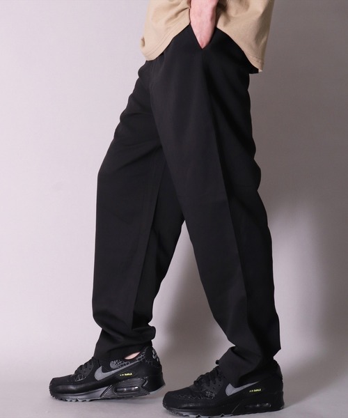 BAYBLO（ベイブロ）の「(BB)【ユニセックス】ワイド テーパード イージー パンツ（その他パンツ・メンズ・ライトベージュ/ライトピンク/ライトカーキ/ブラック/カーキ/ライトブルー・MEDIUM/X-LARGE/LARGE）」の8枚目の写真