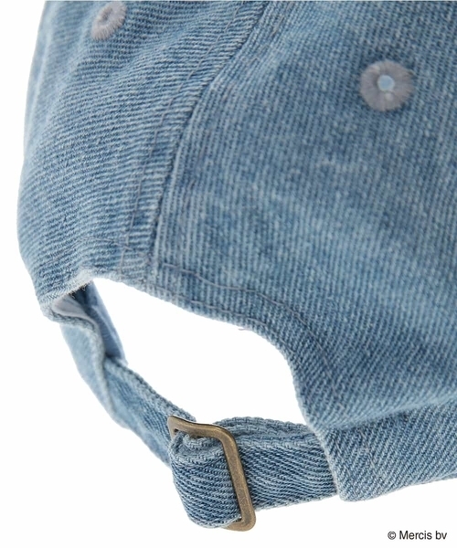 a.v.v（アーヴェヴェ）の「[KIDS]【数量限定】ミッフィーフェイスシシュウキャップ（キャップ・キッズ・アイボリー/ブルー/ライトブルー・52）」の6枚目の写真