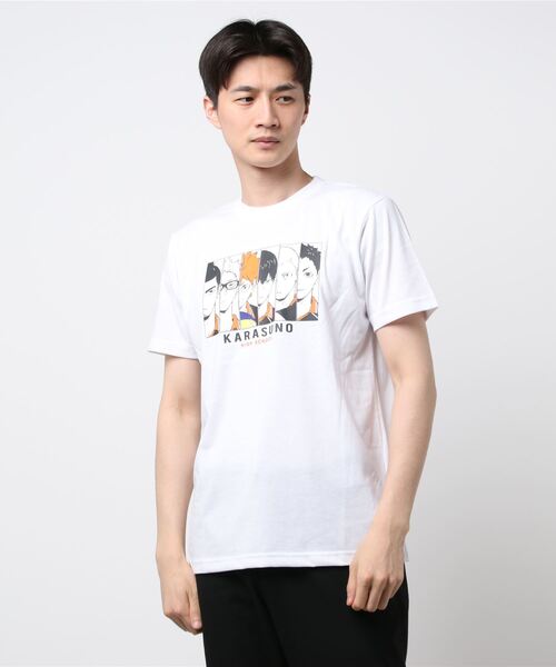 ハイキュー 天竺 Tシャツ 烏野高校 Tシャツ カットソー Ruggedworks ラゲッドワークス のファッション通販 Zozotown