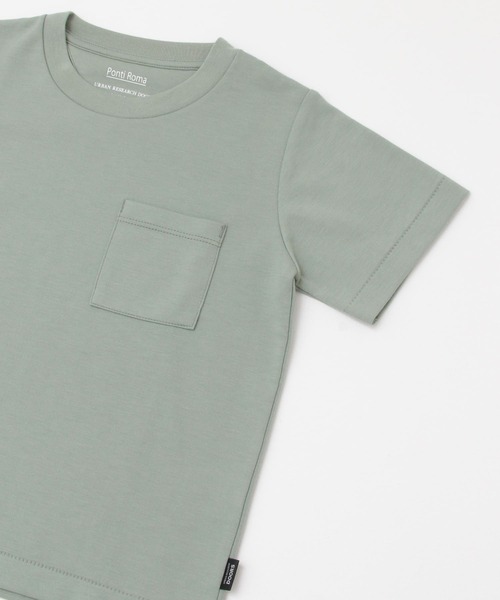 URBAN RESEARCH DOORS（アーバンリサーチドアーズ）の「ポンチポケットTシャツ(KIDS)（Tシャツ/カットソー・キッズ・ライトブラウン/グリーン/ブラック系その他・120/135/105/150）」の18枚目の写真