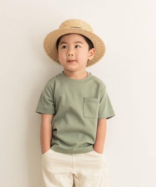 URBAN RESEARCH DOORS（アーバンリサーチドアーズ）の「ポンチポケットTシャツ(KIDS)（Tシャツ/カットソー・キッズ・ライトブラウン/グリーン/ブラック系その他・120/135/105/150）」の3枚目の写真
