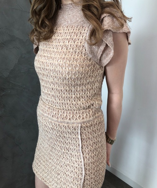 EIMY ISTOIRE（エイミーイストワール）の「Mix tack tweedニットセット