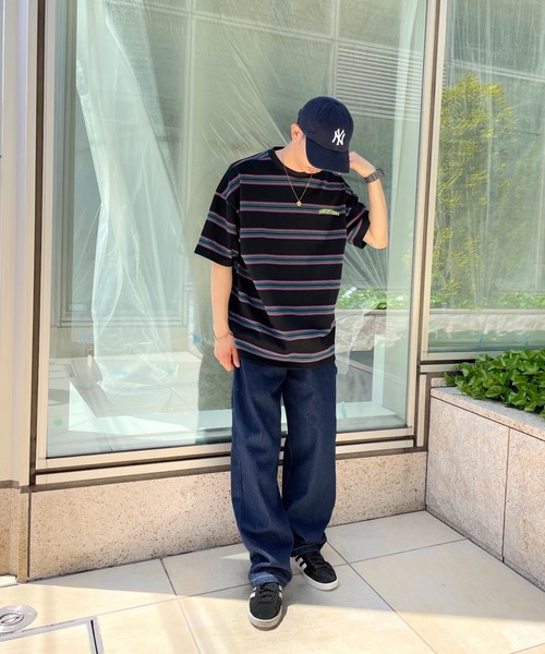 WHO'S WHO gallery（フーズフーギャラリー）の「【KOOKY'N/クーキー】ボーダーTEE（Tシャツ/カットソー・メンズ・ネイビー/ブラウン/ブラック/アッシュグレー/グリーン・FREE）」の16枚目の写真