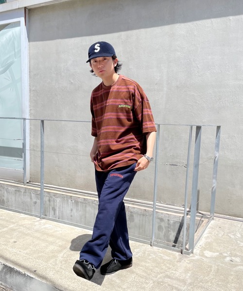 WHO'S WHO gallery（フーズフーギャラリー）の「【KOOKY'N/クーキー】ボーダーTEE（Tシャツ/カットソー・メンズ・ネイビー/ブラウン/ブラック/アッシュグレー/グリーン・FREE）」の21枚目の写真