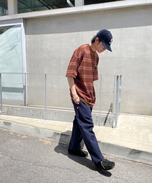 WHO'S WHO gallery（フーズフーギャラリー）の「【KOOKY'N/クーキー】ボーダーTEE（Tシャツ/カットソー・メンズ・ネイビー/ブラウン/ブラック/アッシュグレー/グリーン・FREE）」の22枚目の写真