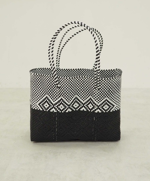 OUVRAGE CLASSE（ウヴラージュクラス）の「【Moon Bird／ムーンバード】メルカドバック③大サイズ（トートバッグ・レディース・ホワイト×シルバー/ホワイト×ブラック/ブラック×ゴールド・ONE SIZE）」の10枚目の写真