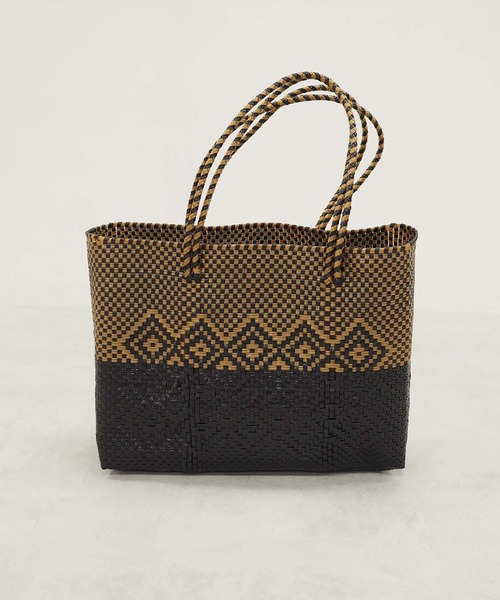 OUVRAGE CLASSE（ウヴラージュクラス）の「【Moon Bird／ムーンバード】メルカドバック③大サイズ（トートバッグ・レディース・ホワイト×シルバー/ホワイト×ブラック/ブラック×ゴールド・ONE SIZE）」の12枚目の写真