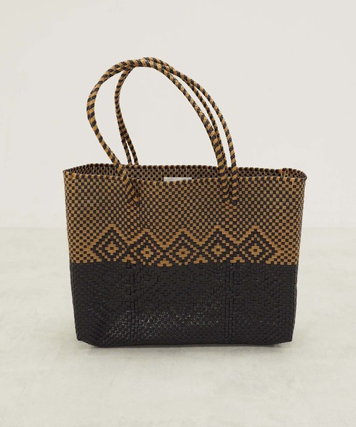 OUVRAGE CLASSE（ウヴラージュクラス）の「【Moon Bird／ムーンバード】メルカドバック③大サイズ（トートバッグ・レディース・ホワイト×シルバー/ホワイト×ブラック/ブラック×ゴールド・ONE SIZE）」の7枚目の写真