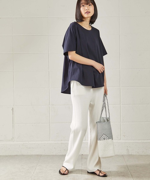 OUVRAGE CLASSE（ウヴラージュクラス）の「【Moon Bird／ムーンバード】メルカドバック③大サイズ（トートバッグ・レディース・ホワイト×シルバー/ホワイト×ブラック/ブラック×ゴールド・ONE SIZE）」の13枚目の写真