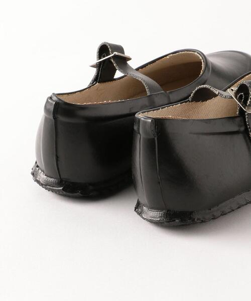 STEVEN ALAN レザーワンストラップシューズ ブラック 36 【公式通販】