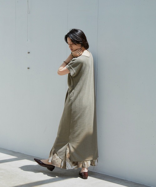 Happy John(ハッピージョン)の「2WAYワッフルワンピース(ワンピース・レディース・ホワイト/ブラック/グレイッシュベージュ・FREE)」の15枚目の写真