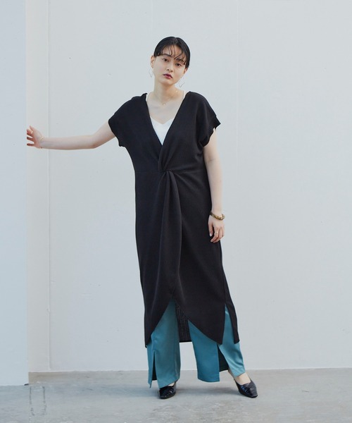 Happy John(ハッピージョン)の「2WAYワッフルワンピース(ワンピース・レディース・ホワイト/ブラック/グレイッシュベージュ・FREE)」の21枚目の写真