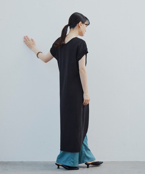 Happy John(ハッピージョン)の「2WAYワッフルワンピース(ワンピース・レディース・ホワイト/ブラック/グレイッシュベージュ・FREE)」の12枚目の写真