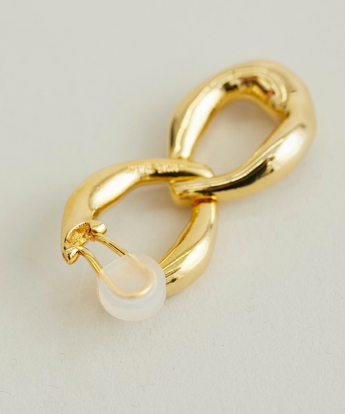 JANESMITH(ジェーンスミス)の「【JANE SMITH(ジェーンスミス)】DOUBLE CHAIN CLIP EARRING(イヤリング・レディース・ゴールド/シルバー・FREE)」の7枚目の写真