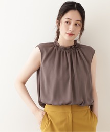 NATURAL BEAUTY BASIC | ドビーフリルブラウス/0171210601(シャツ/ブラウス)