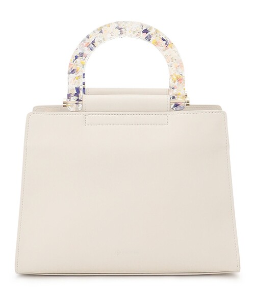 ANEVER（アンエバー）の「【CATTLEYA】ミニ ハンドバッグ（ハンドバッグ・レディース・ホワイト系/ブラック系・F）」の2枚目の写真