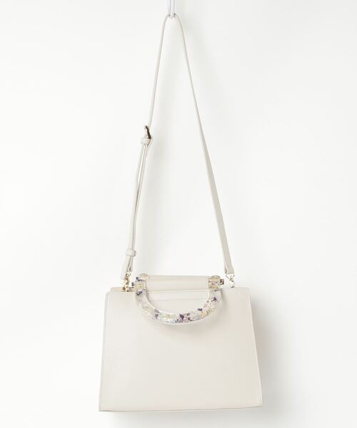 ANEVER（アンエバー）の「【CATTLEYA】ミニ ハンドバッグ（ハンドバッグ・レディース・ホワイト系/ブラック系・F）」の4枚目の写真