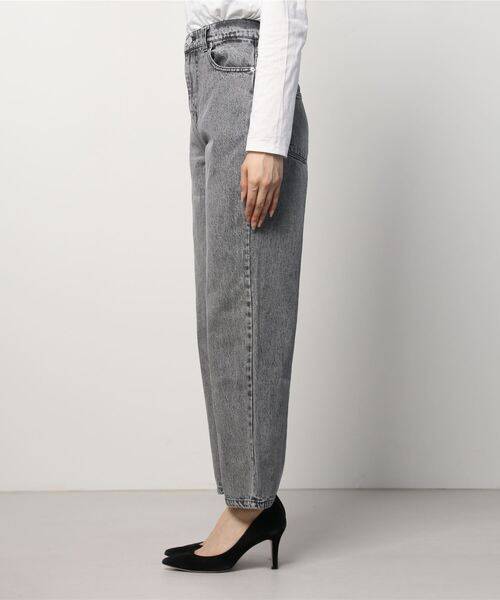 MAISON BREEZE（メゾンブリーズ）の「【MAISON BREEZE】デニムルーズストレートパンツ 14819805（デニムパンツ・レディース・ホワイト/グレー/ブルー・FREE）」の4枚目の写真