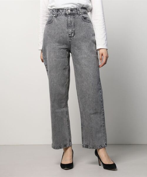 MAISON BREEZE（メゾンブリーズ）の「【MAISON BREEZE】デニムルーズストレートパンツ 14819805（デニムパンツ・レディース・ホワイト/グレー/ブルー・FREE）」の7枚目の写真