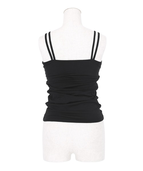 Figments（フィグメンツ）の「ドロストキャミソール（キャミソール・レディース・ホワイト/ブラック・FREE）」の8枚目の写真