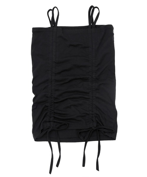 Figments（フィグメンツ）の「ドロストキャミソール（キャミソール・レディース・ホワイト/ブラック・FREE）」の5枚目の写真