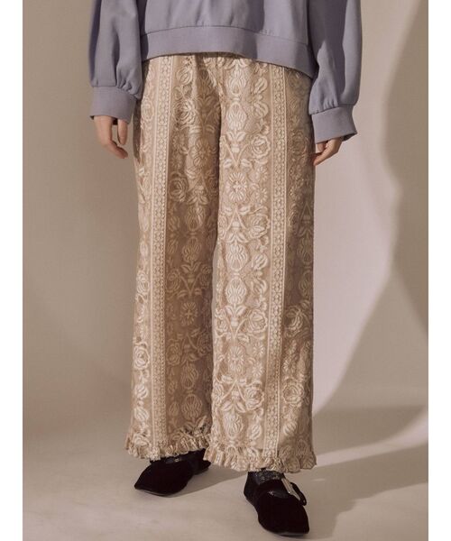 merry jenny（メリージェニー）の「バイカラーレースパンツ（その他パンツ・レディース・アイボリー・FREE）」の10枚目の写真