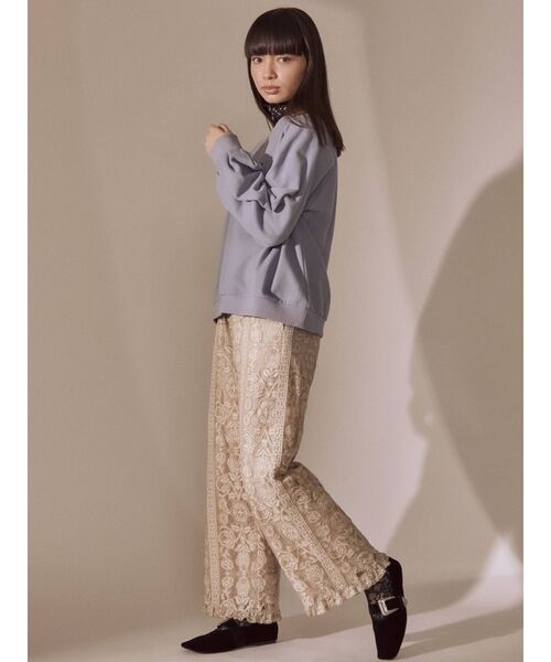 merry jenny（メリージェニー）の「バイカラーレースパンツ（その他パンツ・レディース・アイボリー・FREE）」の11枚目の写真