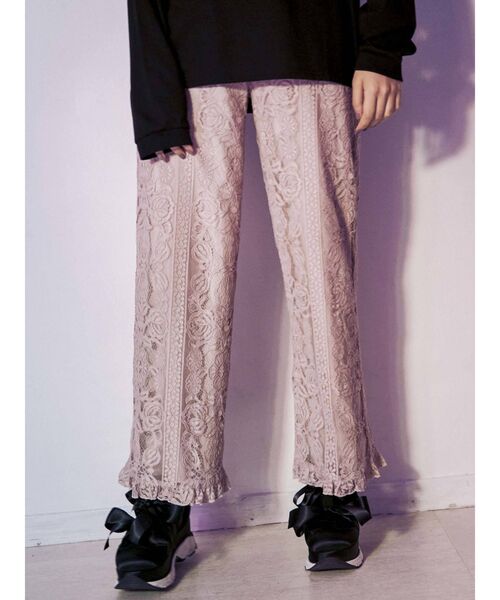 merry jenny（メリージェニー）の「バイカラーレースパンツ（その他パンツ・レディース・アイボリー・FREE）」の17枚目の写真