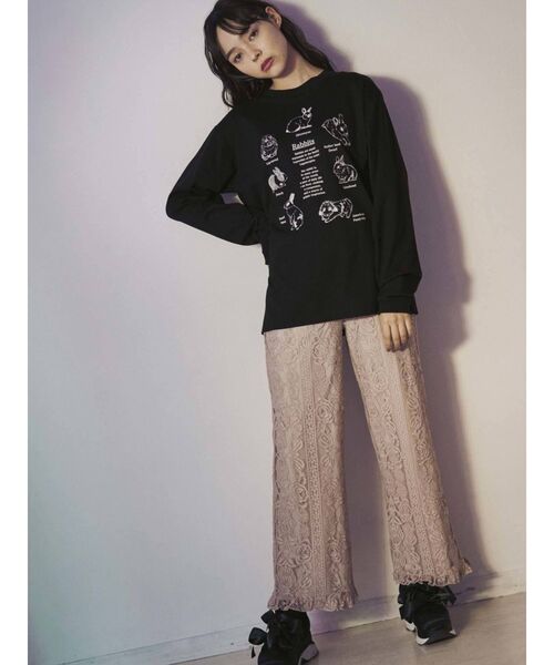 merry jenny（メリージェニー）の「バイカラーレースパンツ（その他パンツ・レディース・アイボリー・FREE）」の19枚目の写真