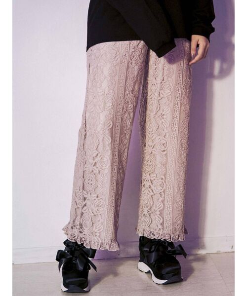 merry jenny（メリージェニー）の「バイカラーレースパンツ（その他パンツ・レディース・アイボリー・FREE）」の20枚目の写真