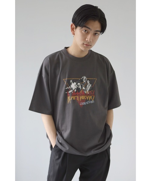 CREARE -LINO-(クレアーレリノ)の「グラフィックプリント ビッグシルエット アソート 半袖Tシャツ<ユニセックス>(Tシャツ/カットソー・メンズ・ホワイト/チャコールグレー/ホワイト系その他/ブラック系その他/グレイッシュベージュ/ホワイト系その他2/ホワイト系その他3/ホワイト系その他4/ブラック系その他2/ブラック系その他3/ブラック系その他4/ベージュ系その他2/ベージュ系その他3・M/L)」の10枚目の写真