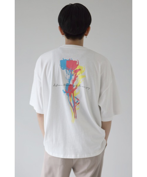 CREARE -LINO-(クレアーレリノ)の「グラフィックプリント ビッグシルエット アソート 半袖Tシャツ<ユニセックス>(Tシャツ/カットソー・メンズ・ホワイト/チャコールグレー/ホワイト系その他/ブラック系その他/グレイッシュベージュ/ホワイト系その他2/ホワイト系その他3/ホワイト系その他4/ブラック系その他2/ブラック系その他3/ブラック系その他4/ベージュ系その他2/ベージュ系その他3・M/L)」の4枚目の写真