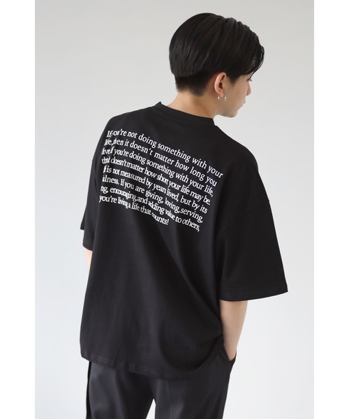 CREARE -LINO-(クレアーレリノ)の「グラフィックプリント ビッグシルエット アソート 半袖Tシャツ<ユニセックス>(Tシャツ/カットソー・メンズ・ホワイト/チャコールグレー/ホワイト系その他/ブラック系その他/グレイッシュベージュ/ホワイト系その他2/ホワイト系その他3/ホワイト系その他4/ブラック系その他2/ブラック系その他3/ブラック系その他4/ベージュ系その他2/ベージュ系その他3・M/L)」の14枚目の写真