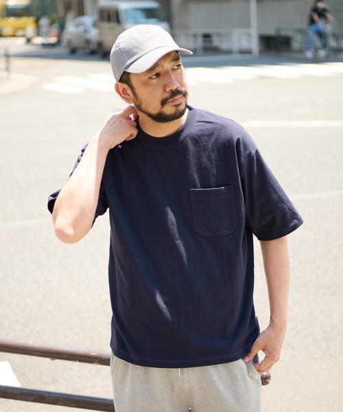 CIAOPANIC TYPY（チャオパニックティピー）の「USAコットンカラーステッチポケットTee（Tシャツ/カットソー・メンズ・ブラック/ブルー/オフホワイト/グレー/レッド・X-LARGE/MEDIUM/LARGE/SMALL）」の6枚目の写真