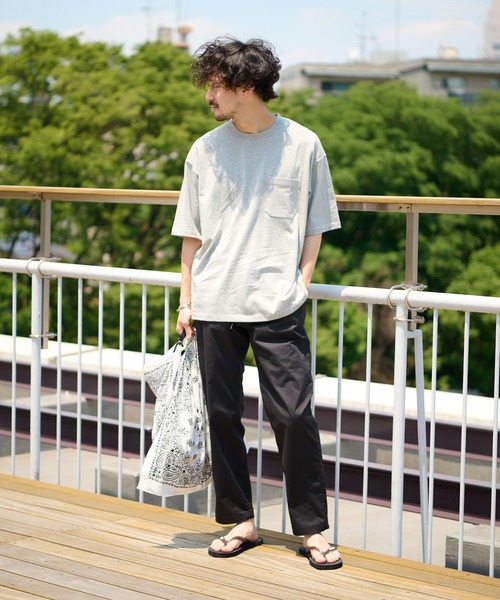 CIAOPANIC TYPY（チャオパニックティピー）の「USAコットンカラーステッチポケットTee（Tシャツ/カットソー・メンズ・ブラック/ブルー/オフホワイト/グレー/レッド・X-LARGE/MEDIUM/LARGE/SMALL）」の22枚目の写真