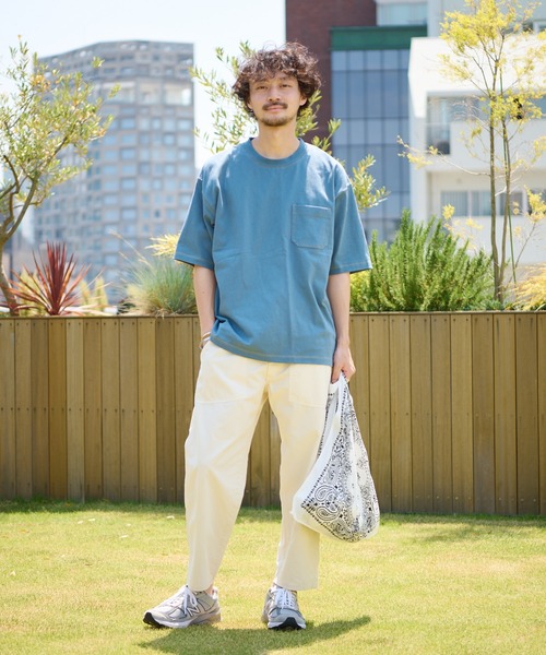 CIAOPANIC TYPY（チャオパニックティピー）の「USAコットンカラーステッチポケットTee（Tシャツ/カットソー・メンズ・ブラック/ブルー/オフホワイト/グレー/レッド・X-LARGE/MEDIUM/LARGE/SMALL）」の10枚目の写真