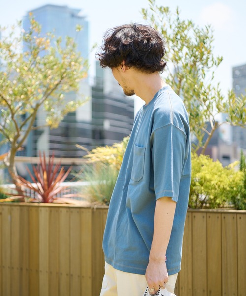 CIAOPANIC TYPY（チャオパニックティピー）の「USAコットンカラーステッチポケットTee（Tシャツ/カットソー・メンズ・ブラック/ブルー/オフホワイト/グレー/レッド・X-LARGE/MEDIUM/LARGE/SMALL）」の13枚目の写真